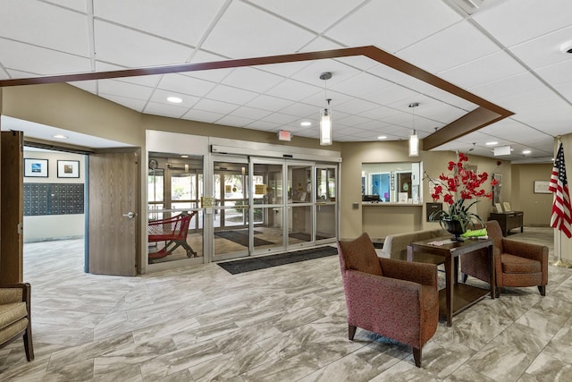 6615 Lake Shore Dr S Unit 314, Richfield, MN 55423 - common area with a paneled ceiling
