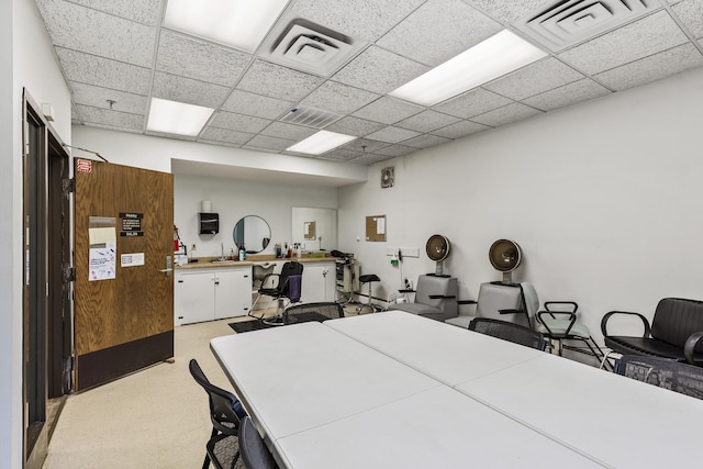 6615 Lake Shore Dr S Unit 314, Richfield, MN 55423 - misc room with a paneled ceiling