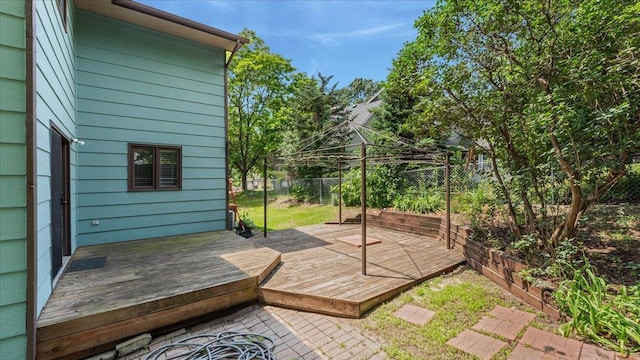 12720 Ibis St NW, Coon Rapids, MN 55448 - deck with a fenced backyard