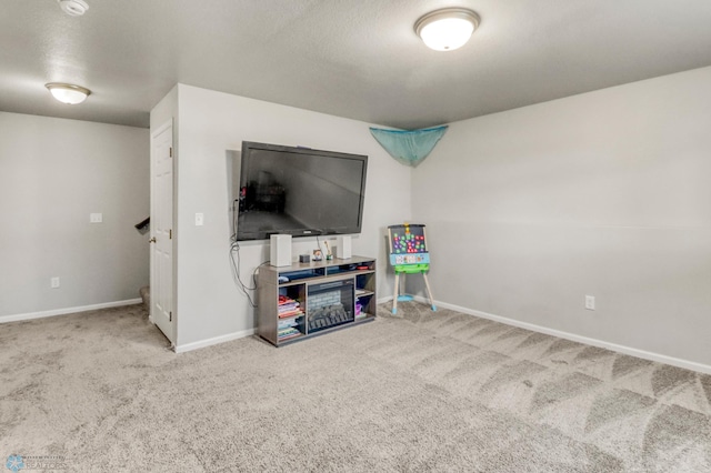 401 7th St E, Horace, ND 58047 - living room featuring carpet flooring and baseboards