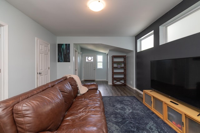 700 6th St E, Saint Paul, MN 55106 - living area featuring wood finished floors and baseboards