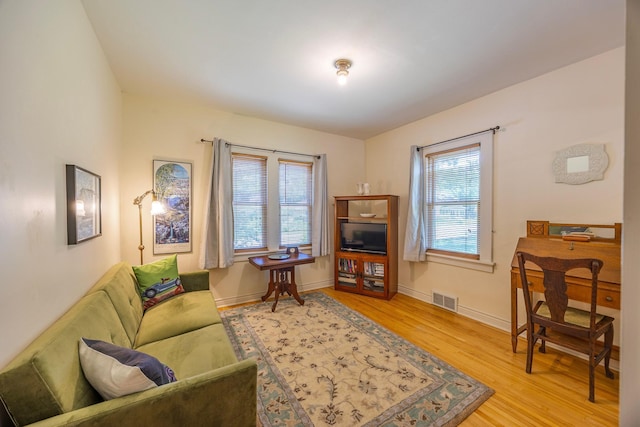 5229 42nd Ave S, Minneapolis, MN 55417 - living area with light wood-style flooring and baseboards