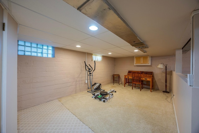 5229 42nd Ave S, Minneapolis, MN 55417 - workout room featuring carpet floors