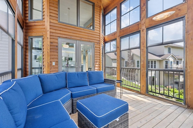 18675 86th Pl N, Maple Grove, MN 55311 - sunroom / solarium with outdoor lounge area and healthy amount of natural light