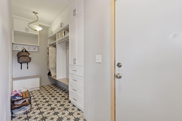 18675 86th Pl N, Maple Grove, MN 55311 - mudroom featuring light flooring and a textured ceiling