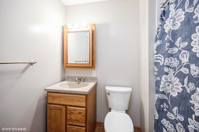 4224 93rd Ave N, Brooklyn Park, MN 55443 - bathroom with vanity and a shower with shower curtain