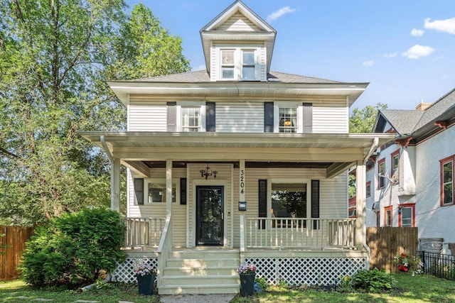 3204 5th Ave S, Minneapolis, MN 55408 - american foursquare style home featuring covered porch