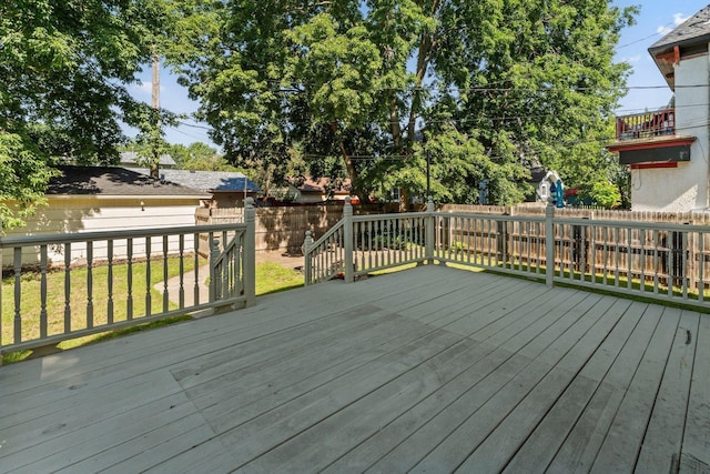 3204 5th Ave S, Minneapolis, MN 55408 - wooden terrace featuring a fenced backyard