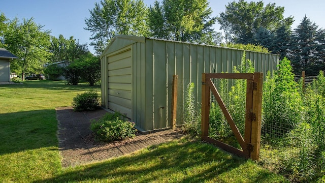 108 Viking Dr, Colfax, WI 54730 - view of outdoor structure featuring a garage