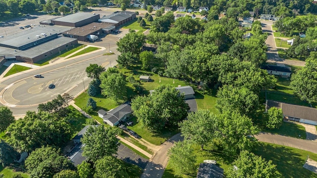 108 Viking Dr, Colfax, WI 54730 - aerial overview of property's location featuring nearby suburban area and a tree filled landscape