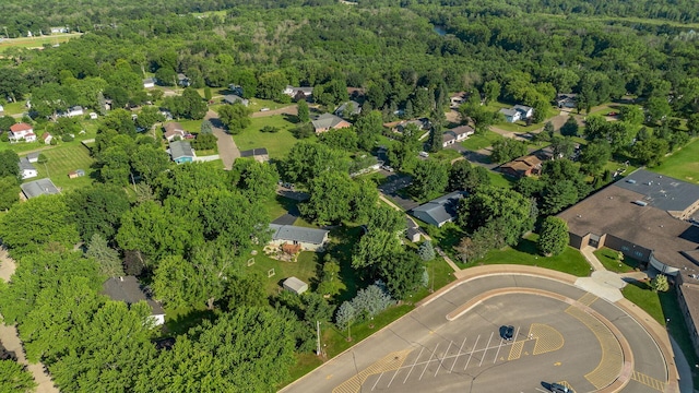 108 Viking Dr, Colfax, WI 54730 - aerial overview of property's location featuring a forest