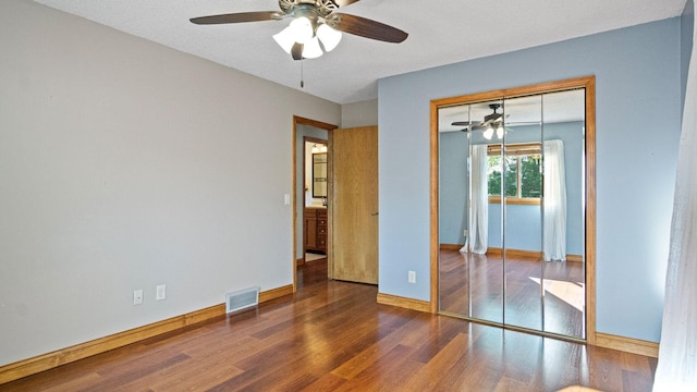 108 Viking Dr, Colfax, WI 54730 - unfurnished room with a ceiling fan and wood finished floors