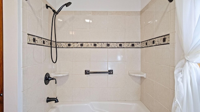 108 Viking Dr, Colfax, WI 54730 - bathroom featuring shower / bath combination with curtain