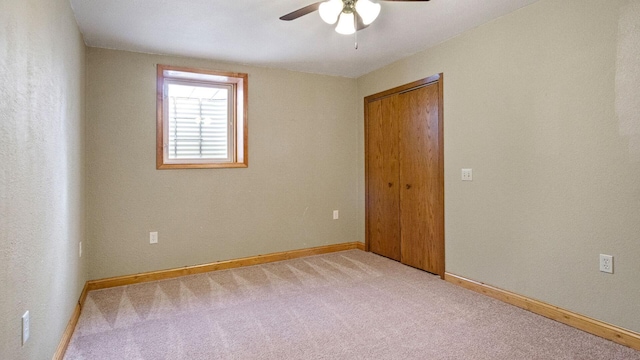 108 Viking Dr, Colfax, WI 54730 - spare room featuring light carpet and ceiling fan