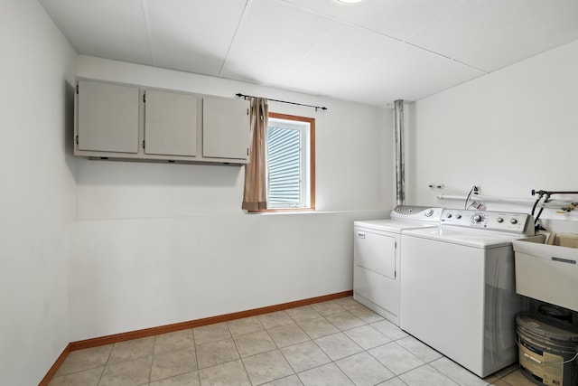 24155 Whispering Cir, East Bethel, MN 55005 - laundry area featuring cabinet space and washer and dryer