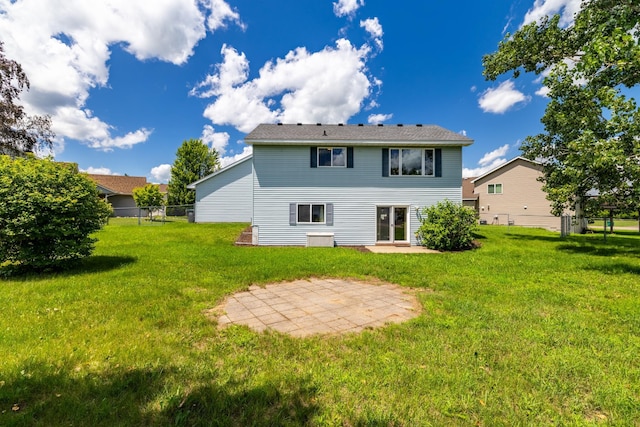 24155 Whispering Cir, East Bethel, MN 55005 - back of property featuring a patio area