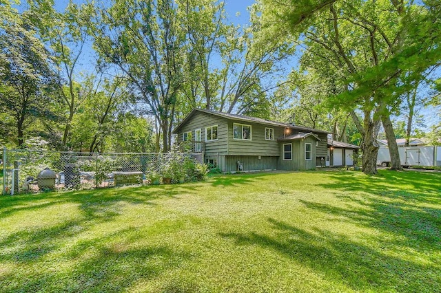 14829 50th St N, Baytown Twp, MN 55082 - rear view of property featuring a garage
