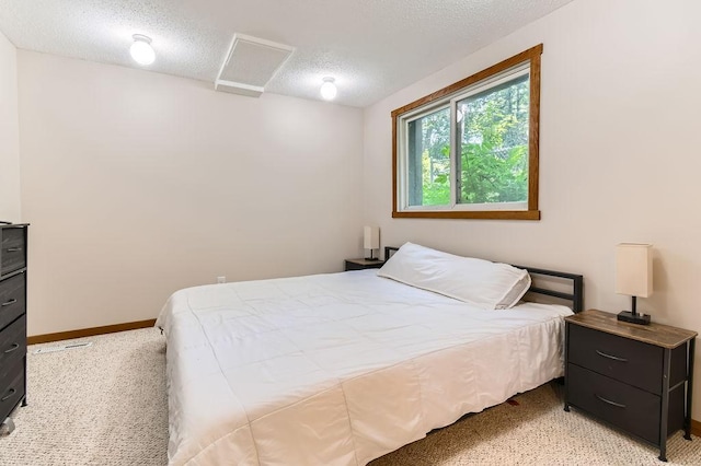 14829 50th St N, Baytown Twp, MN 55082 - bedroom with light carpet and a textured ceiling