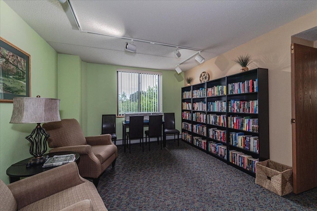 2601 Kenzie Ter Unit 519, Saint Anthony, MN 55418 - sitting room featuring carpet floors and track lighting