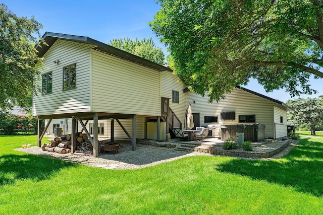 10200 Kadler Ave NE, Otsego, MN 55362 - rear view of house featuring stairway