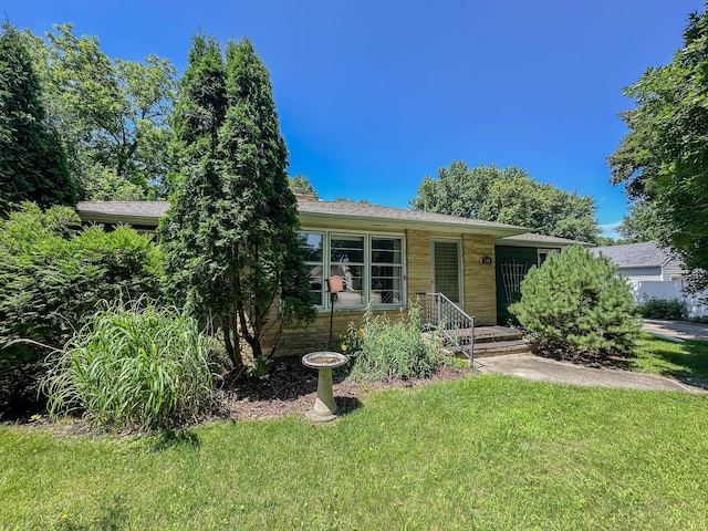 540 8th St, Bird Island, MN 55310 - view of front of property with a front lawn