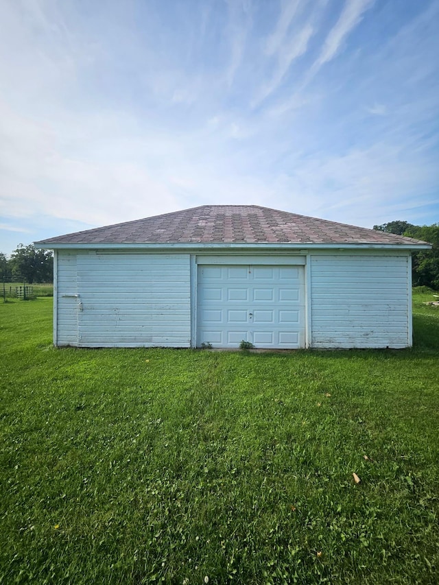 15596 464th St, Hewitt, MN 56453 - view of detached garage