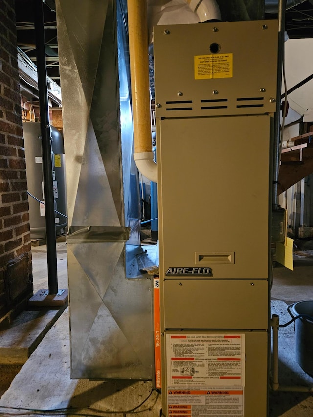 15596 464th St, Hewitt, MN 56453 - utilities featuring gas water heater