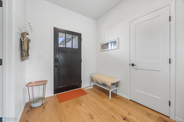 10128 Concord Dr, Horace, ND 58047 - entrance foyer with light wood-style flooring and baseboards