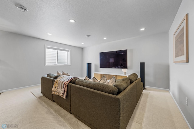 10128 Concord Dr, Horace, ND 58047 - living room with light carpet and recessed lighting