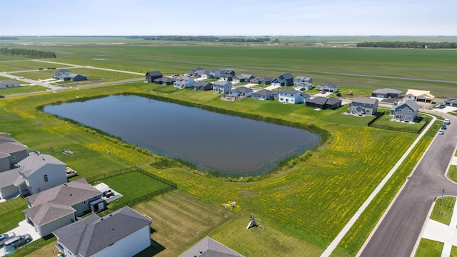 10128 Concord Dr, Horace, ND 58047 - aerial perspective of suburban area with a nearby body of water