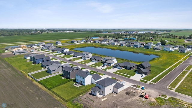 10128 Concord Dr, Horace, ND 58047 - aerial view of residential area with a large body of water