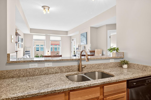 545 1st St Unit 400, Minneapolis, MN 55401 - kitchen featuring dishwasher and light stone countertops