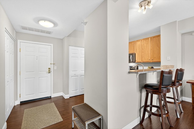 545 1st St Unit 400, Minneapolis, MN 55401 - entryway with dark wood-style flooring