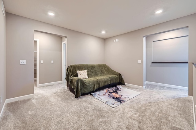 11887 73rd St NE, Otsego, MN 55301 - sitting room featuring carpet floors and recessed lighting