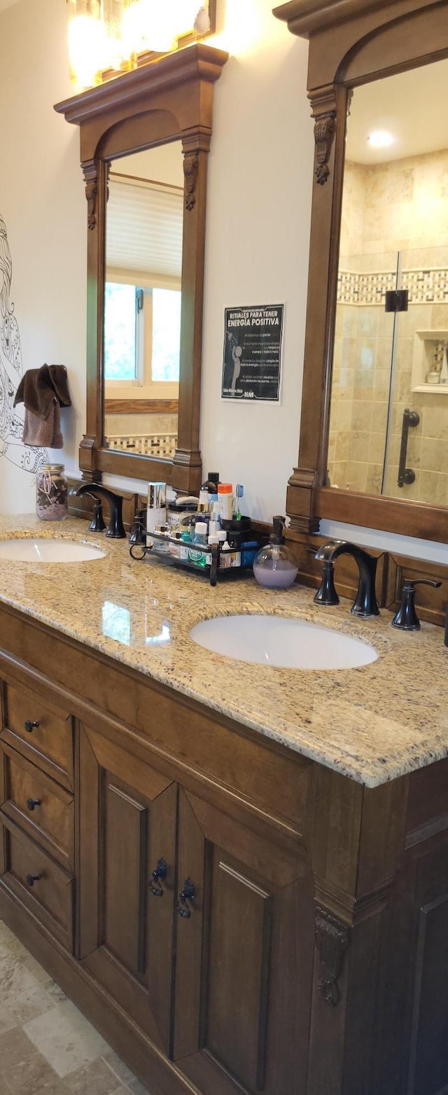 2108 74th Ave N, Brooklyn Park, MN 55444 - full bathroom featuring double vanity