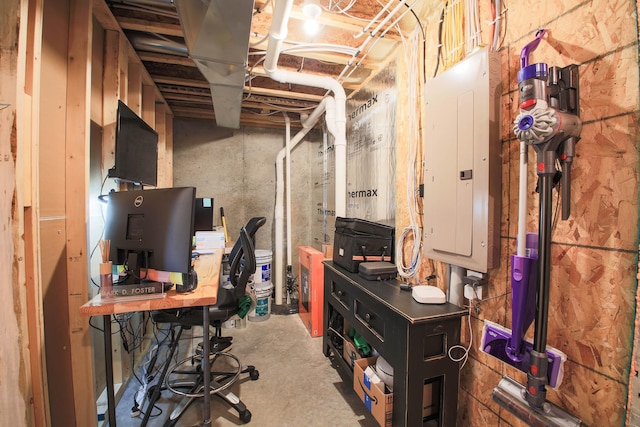 1267 Naser Way, New Richmond, WI 54017 - unfinished basement featuring electric panel