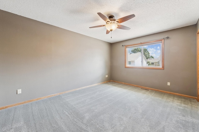 510 78th Ave NE, Spring Lake Park, MN 55432 - carpeted spare room with a ceiling fan and a textured ceiling