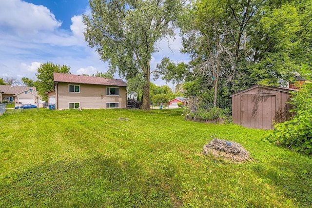 7236 Clear Rdg, Centerville, MN 55038 - view of green lawn featuring a storage unit