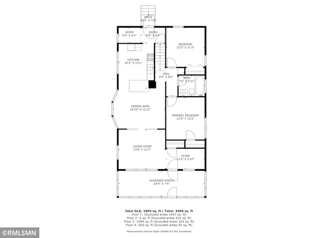 727 Virginia St, Saint Paul, MN 55103 - view of home floor plan
