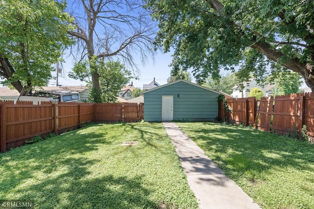 727 Virginia St, Saint Paul, MN 55103 - fenced backyard with an outdoor structure