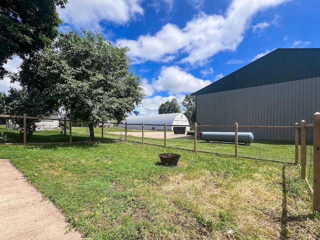 213 Caledonia St, Caledonia, MN 55921 - view of yard with a pole building and an outdoor structure