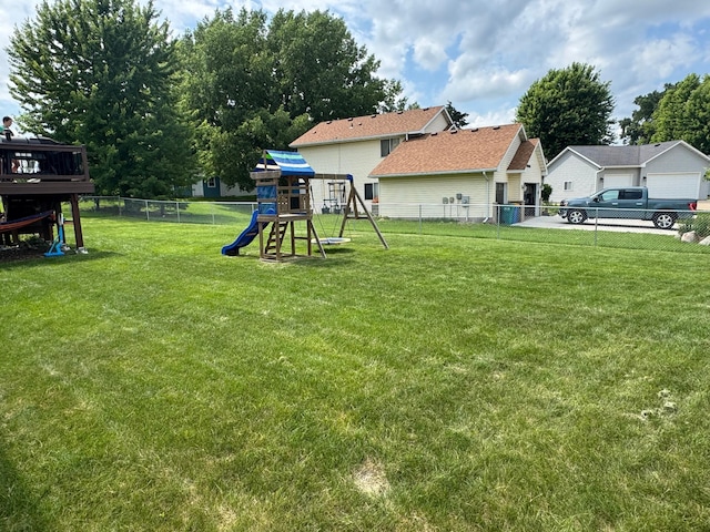 1070 20th St NE, Owatonna, MN 55060 - view of yard featuring a playground