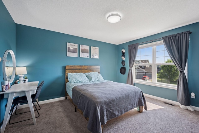 12745 39th St NE, Saint Michael, MN 55376 - carpeted bedroom featuring baseboards and a textured ceiling