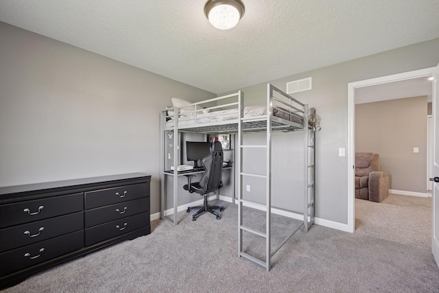 12745 39th St NE, Saint Michael, MN 55376 - bedroom with a desk, carpet flooring, and a textured ceiling