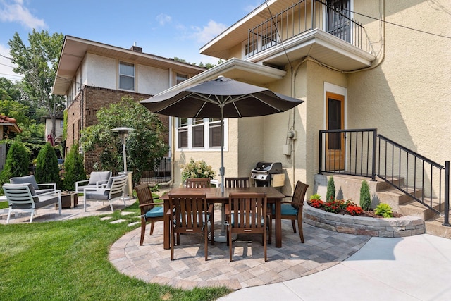3343 Humboldt Ave S, Minneapolis, MN 55408 - patio / terrace featuring a patio area, outdoor lounge area, outdoor dining space, area for grilling, and a yard