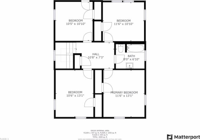 3343 Humboldt Ave S, Minneapolis, MN 55408 - view of property floor plan