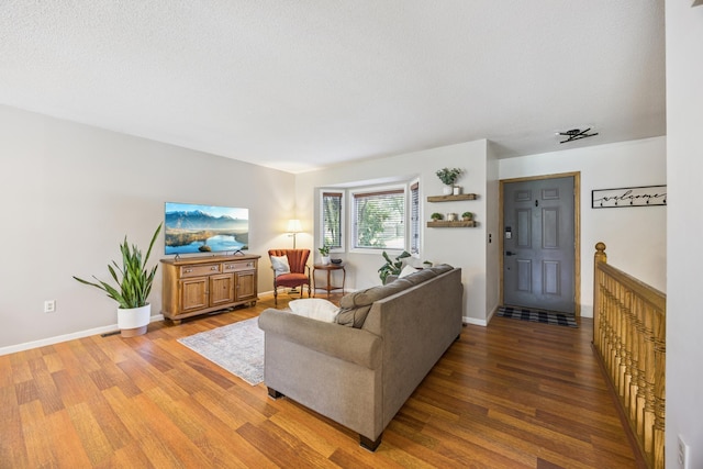 11810 191 1/2 Ave NW, Elk River, MN 55330 - living area featuring light wood-type flooring and baseboards