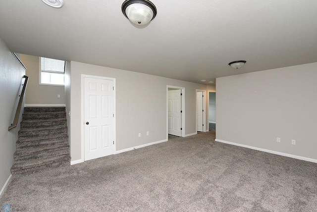 1040 Barnes Dr, West Fargo, ND 58078 - empty room with carpet floors and stairway