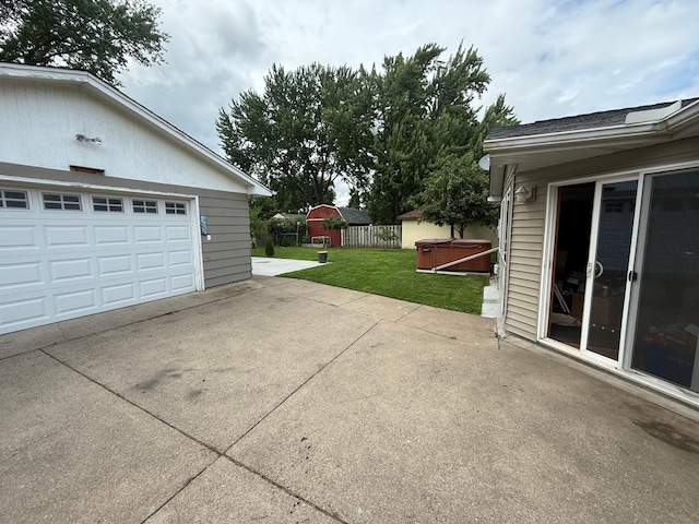 7420 Columbus Ave, Richfield, MN 55423 - garage with concrete driveway