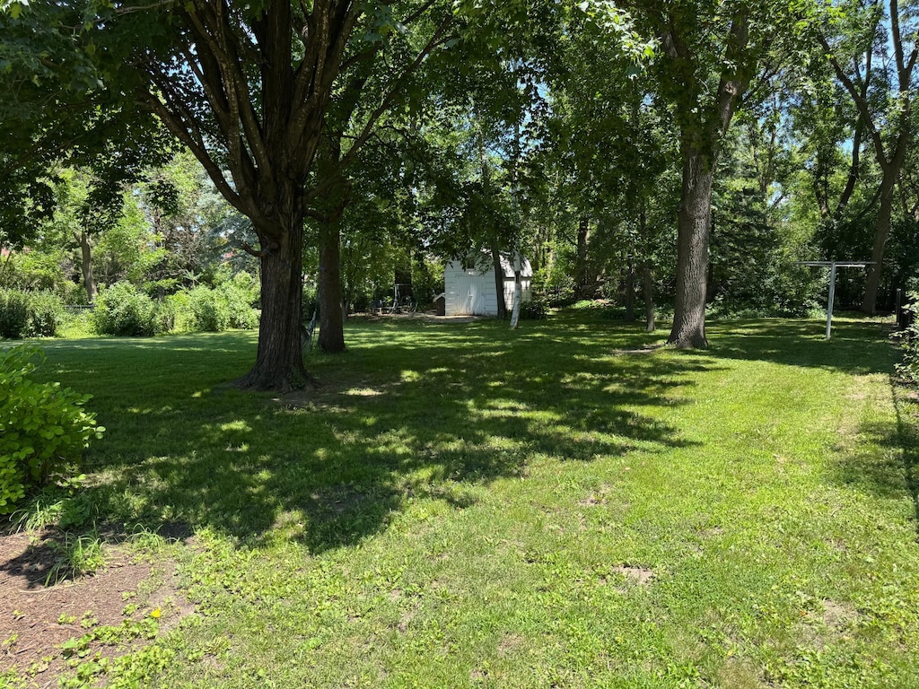 167 Poplar Ave N, Annandale, MN 55302 - view of green lawn with a shed